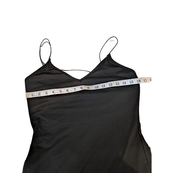 Black Maxi Thin Strap Camisole Dress Women's Size XL - Picture 4 of 6